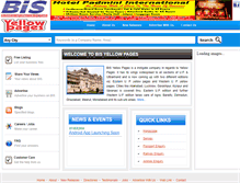 Tablet Screenshot of bisyellowpages.com